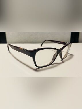 VINTAGE BURBERRY B 2144-F 3524  MATTE PURPLE AUTHENTIC EYEGLASSES 53-16-140